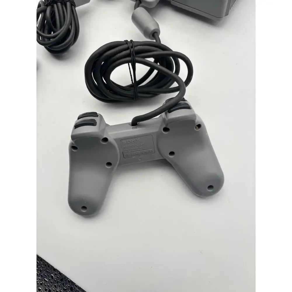 Sony PlayStation Game Console and controllers SCPH-1001 For Parts And Repair